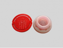 42MM Red Plastic Anti Glug Pull Up Cap For Metal Can