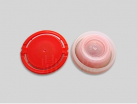 42MM Red Plastic Pull Up Cap For Metal Can