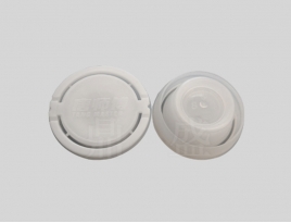 White Plastic Pull Up Cap With Tang shifu Text For Metal Can