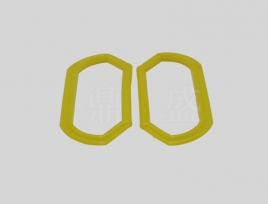 50#-2 White Yellow Square Plastic Barrel Handle For 10-20L Barrel/Can