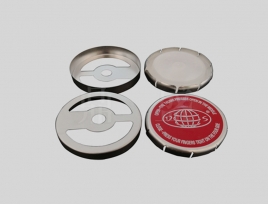 40# Metal Pressure Caps Three-piece Set For Barrel/Can